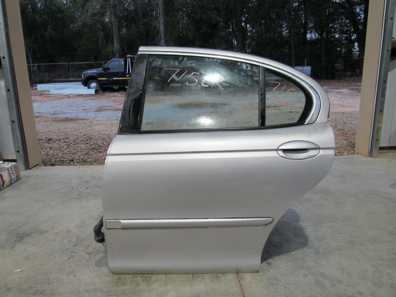 02 03 04 05 06 JAGUAR X-TYPE LEFT DRIVER REAR DOOR, 02 FROM VIN C14183