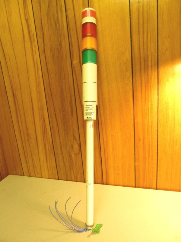 MicroStat Green-Yellow-Red Steady Stack Light Model MSL4 type 4x
