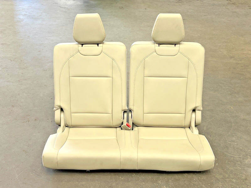 ⭐2014-2020 ACURA MDX COMPLETE REAR 3RD ROW SEAT LEATHER ASSY BEIGE OEM LOT2467