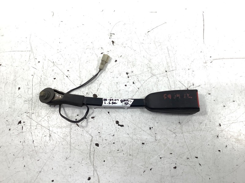 88-89 Honda Civic 4DR Left Seat Buckle Black OEM
