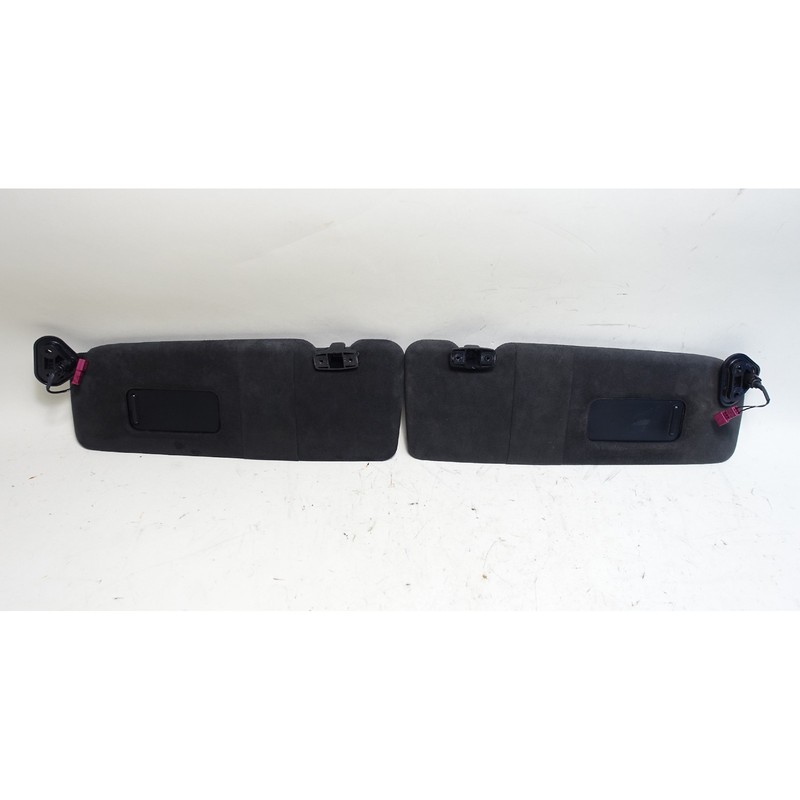 Damaged 2006-2010 BMW E63 650i M6 Coupe Interior Sun Visor Pair Alcantara OEM