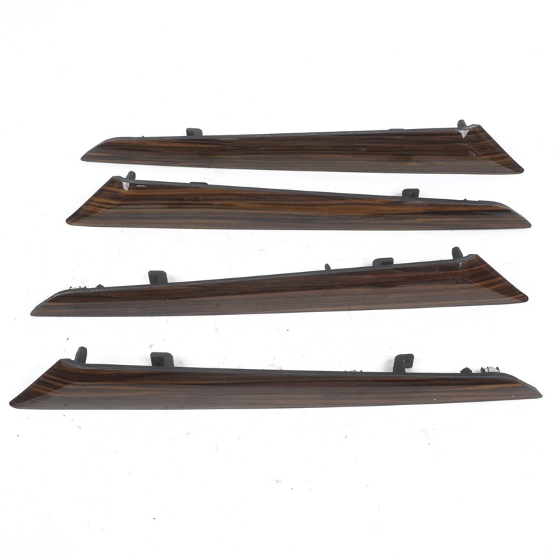 2014 - 2017 Maserati Ghibli S 3.0L Door Wood Trim Molding Set Of 4 OEM