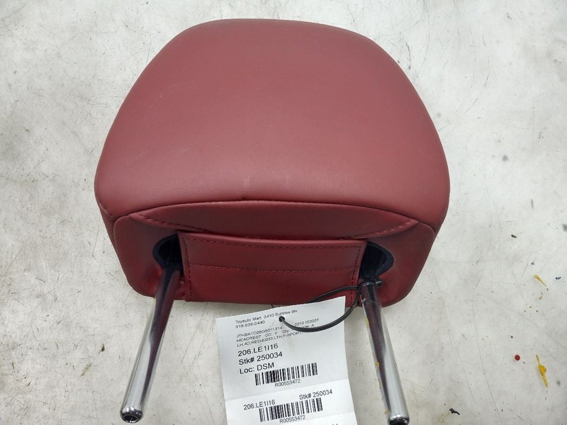16 LEXUS IS200T F-SPORT FRONT DRIVER LEFT HEADREST LEATHER READ-EB33