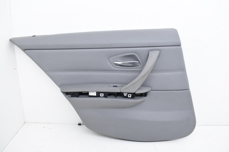 2011 BMW E90 328xi Rear Left Driver Interior Door Panel Trim Gray OEM KW78
