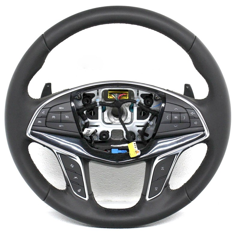 OEM Steering Wheel For Cadillac XT5 Sport Black Leather 84869095, Impressions