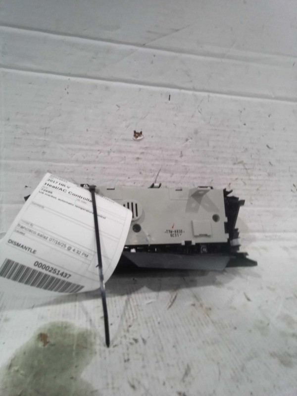 2017 Honda HR-V A/C Selector Switch OEM Red 79602T7WA81 6 Month Warranty
