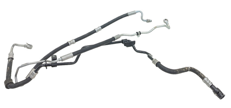 05-10 BMW E60528i 530i Power Steering Expansion Lines Hoses Pair OEM