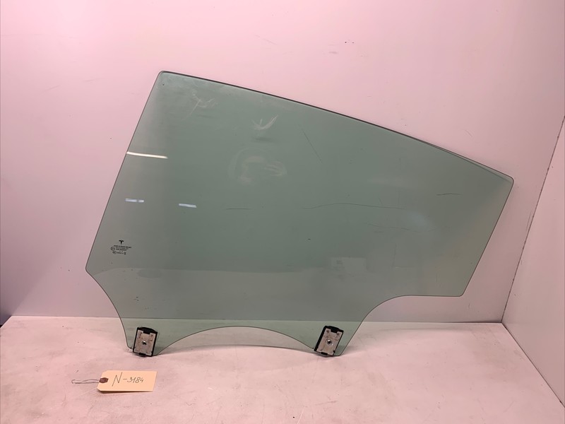 20-22 Tesla Model 3 M3 Rear Driver Side Door Window Glass Left LH3184 S1