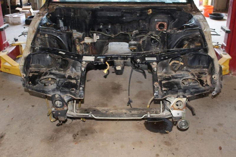 95-96 Nissan 300ZX 2+0 Front Radiator Core Support Cut