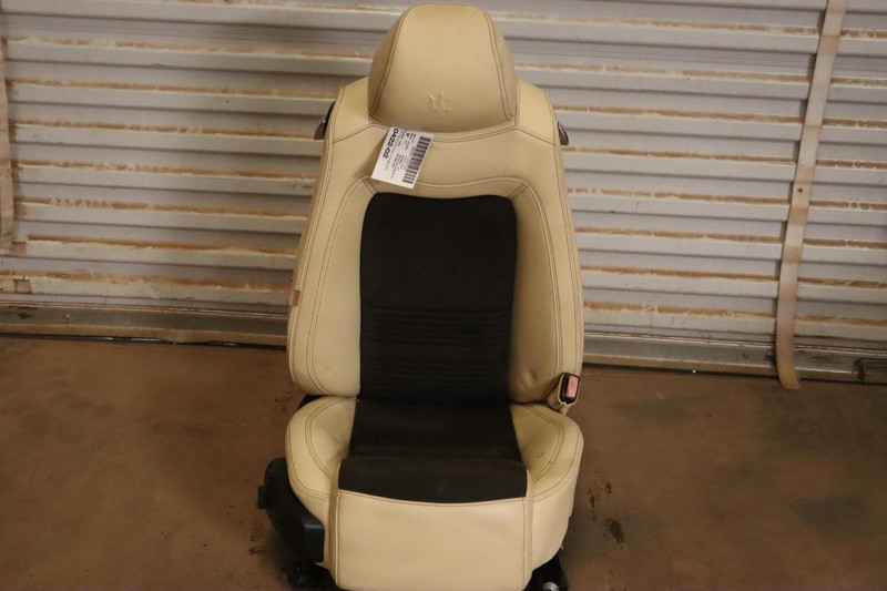 2008-2012 MASERATI GRANTURISMO S FRONT RIGHT PASSENGER SEAT TAN COMPLETE OEM