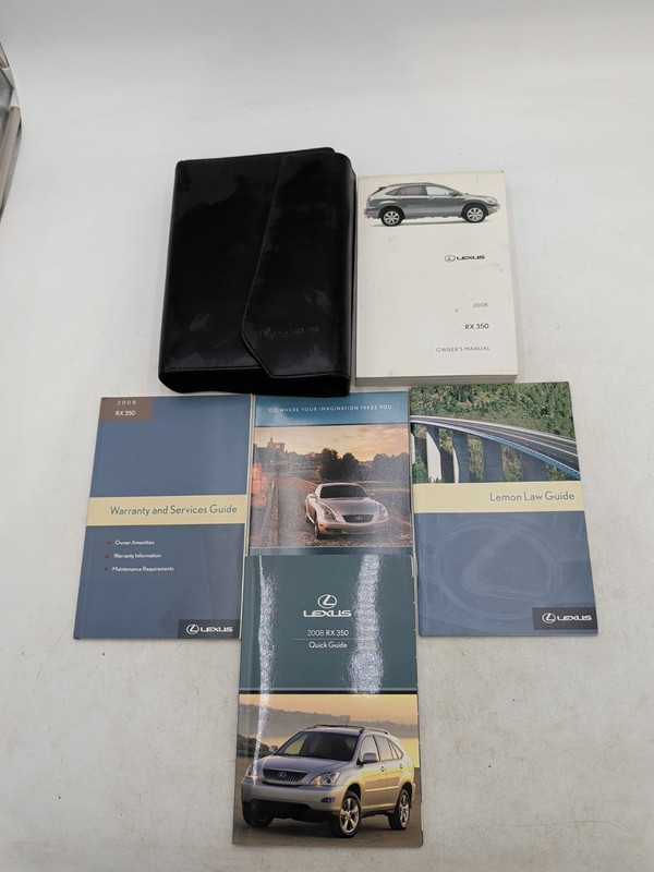 2008 Lexus RX350 With Quick Guide Booklet And Case Plus Free Shipping