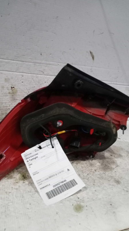 Used Right Tail Light Assembly fits: 2014 Buick Encore Right Grade A