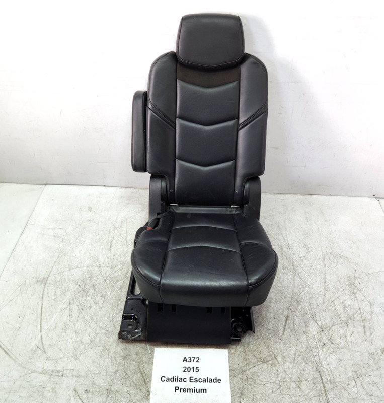 ✅ 2015 OEM Cadillac Escalade Rear Left Driver Side 2nd Row Seat Leather Black*