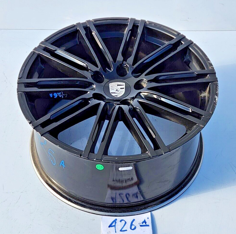 ✅ 11-18 OEM Porsche Cayenne S 958 Rear Alloy Wheel Rim 20x9.5J ET55 Black NOTE*