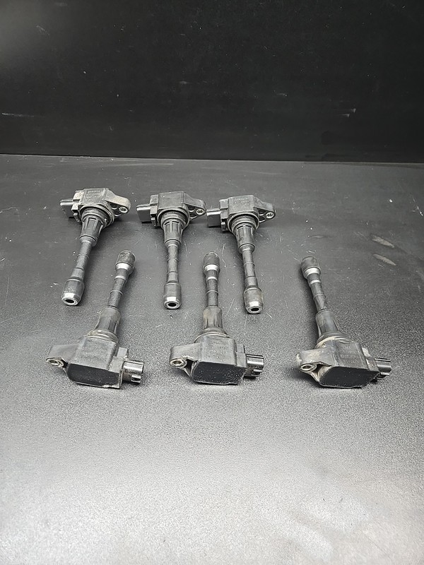 14-23 Infiniti Q50 3.5L AWD Engine Ignition Coil Set of 6 22448-JA10C OEM