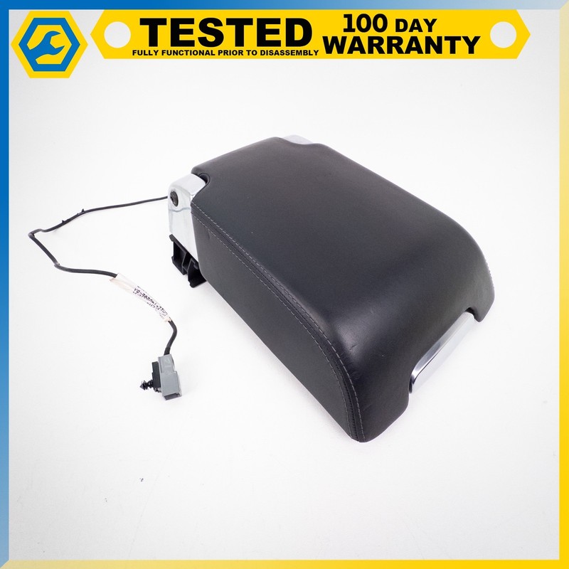 10-16 LAND ROVER L319 L320 LR4 FRONT CENTER CONSOLE ARMREST ARM REST BLACK OEM
