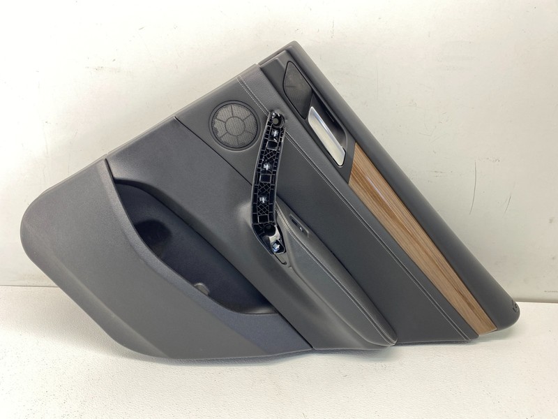 11-17 BMW F25 X3 Rear Right Passenger Door Panel Cover Leather Black Schwarz OEM