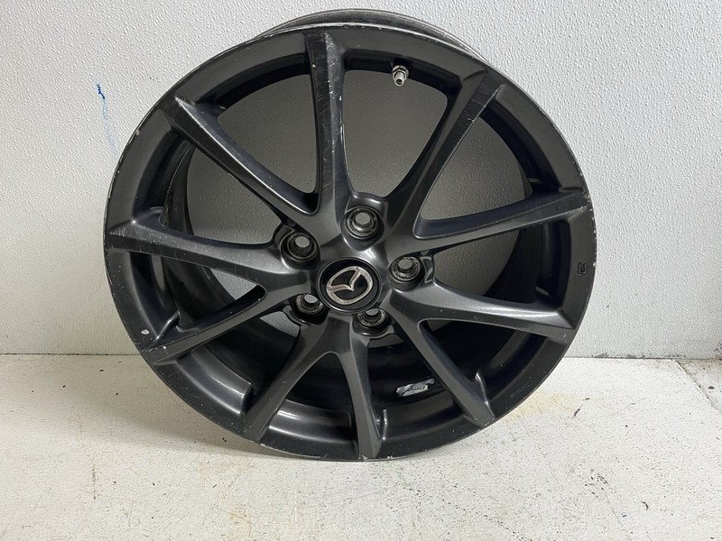 2013-2015 Mazda Miata 17x7 17" Alloy Wheel Rim w Cap Gun Metal Gray 10 Spoke Oem