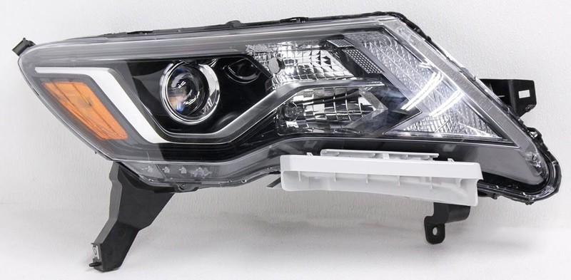 OEM Nissan Pathfinder Right Passenger Side LED Headlamp 26010-9PF1A Tab Missing