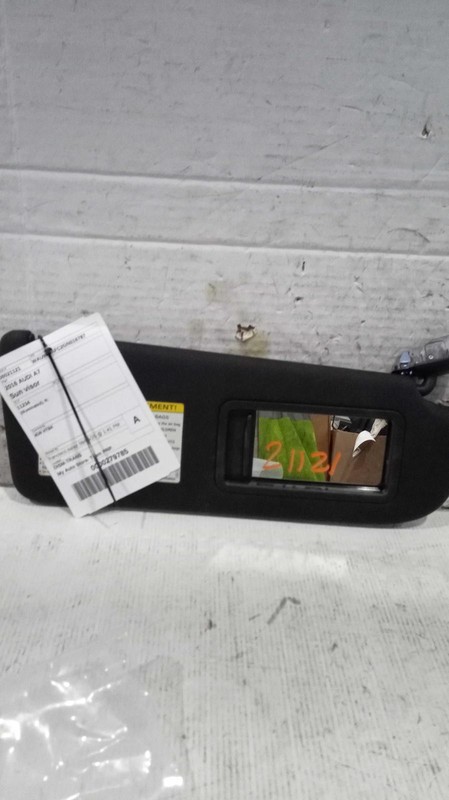 2016 Audi A7 Black Sun Visor OEM Used Part NJ25-21121-516585 130K Miles