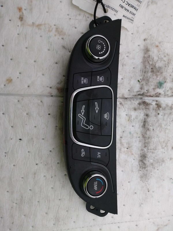 2019 Chevrolet Malibu A/C Selector Switch OEM Grey 84426651 77K Miles