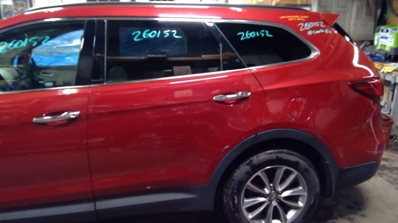 Driver Rear Side Door Electric Privacy Tint Glass Fits 13-19 SANTA FE 1784037