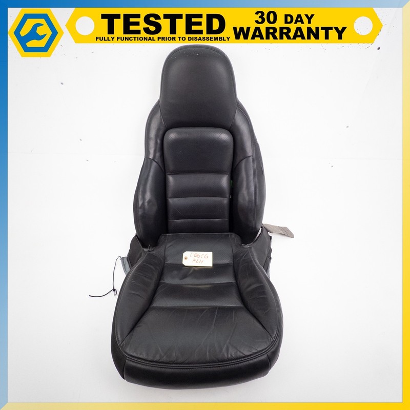 06-10 Chevy Corvette C6 FRONT LEFT DRIVER UPPER LOWER SEAT CUSHION OEM