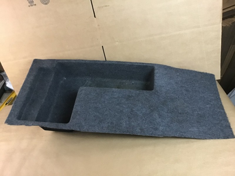 11 12 Fisker Karma 2012 Rear Trunk Trim Cover Panel Carpet Liner Storage :Y