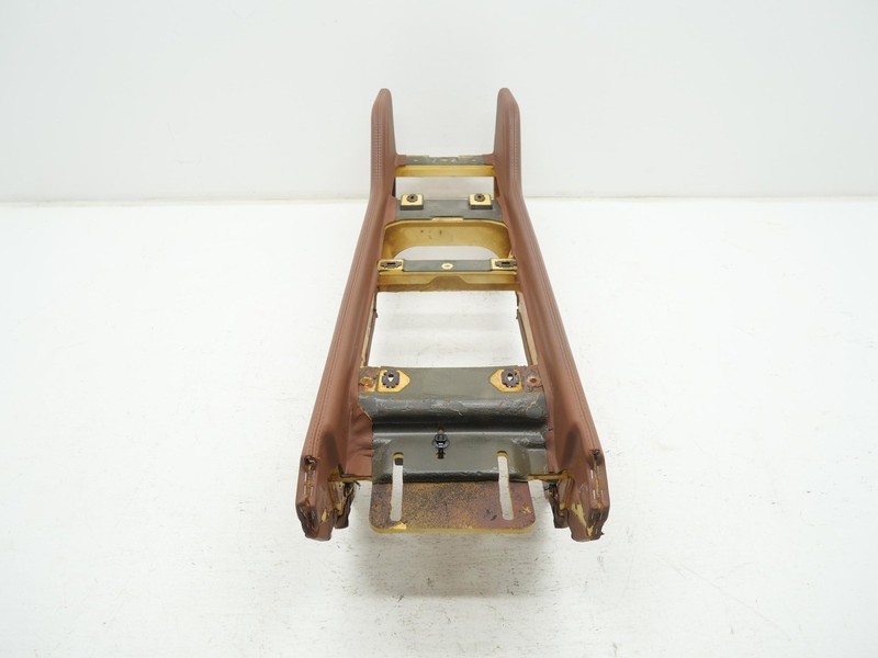 2005 Bentley Continental GT Rear Center Console Armrest Frame Saddle Brown OEM