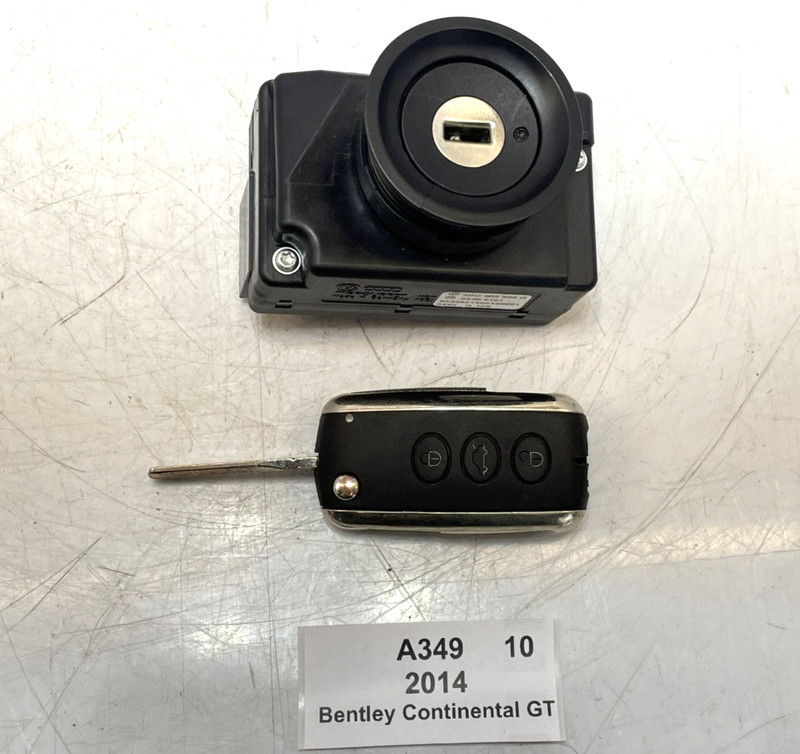 ✅ 03-18 OEM Bentley Continental GT GTC Start Ignition Switch Module W/ Key