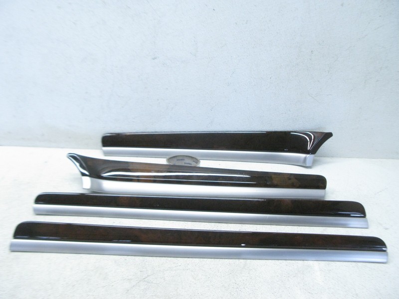 03-10 AUDI D3 A8 A8L LWB DOOR PANEL TRIM COVER SET LEFT RIGHT FRONT REAR OEM 112
