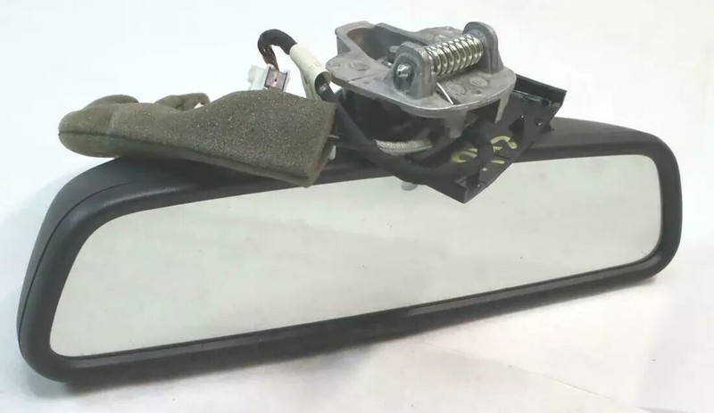 10-16 Mercedes W218 CLS550 E400 Interior Rear View Mirror Black 2048104217 OEM
