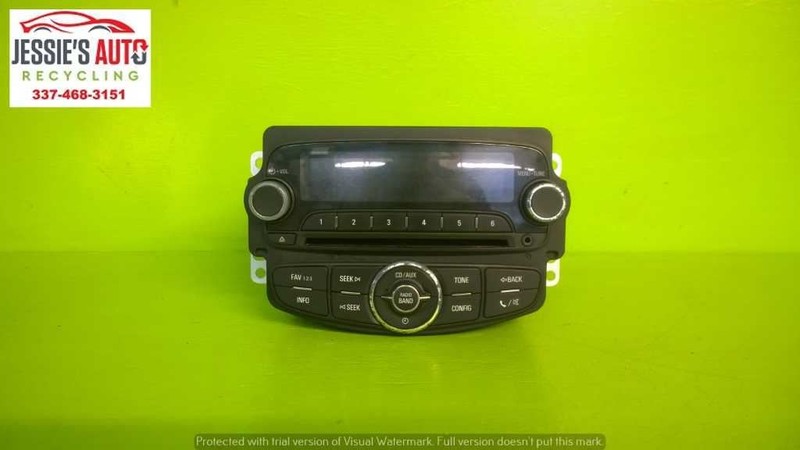 12 CHEVY SONIC 1.8L AT SEDAN FACTORY AM FM RADIO CD PLAYER OEM 2069-4