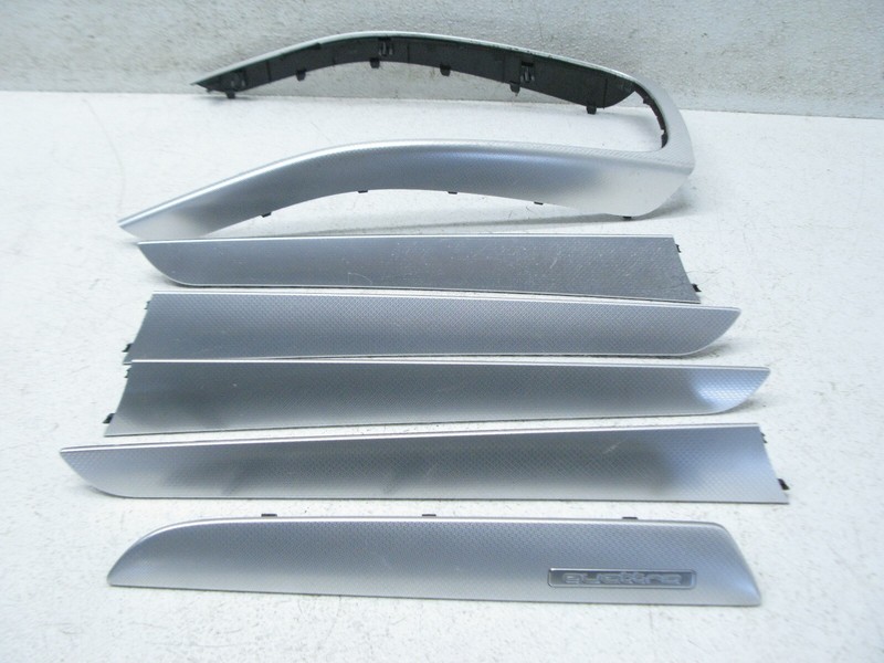 09-16 AUDI B8 A4 S4 DASHBOARD DOOR PANEL INTERIOR ALUMINUM TRIM SET OEM 110122B