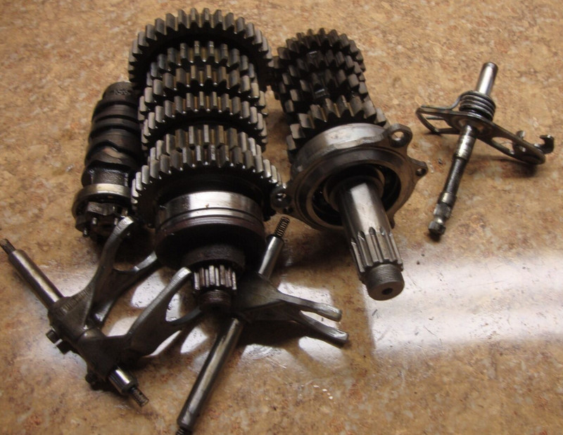 2006 Yamaha FZ6 FZ 6 FZ6-C F Z 600 Engine Trani Transmission Gears Shift Fork