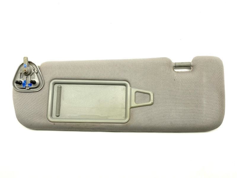 Left Driver Side Sun Visor Gray Cloth Fits 2011-2014 Hyundai Sonata 55431