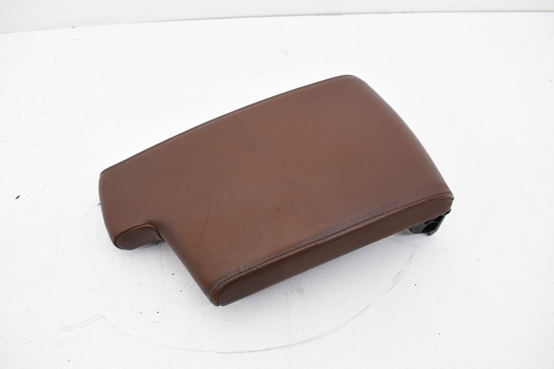 2008 BMW E90 CENTER CONSOLE ARMREST ARM REST LID TERRA BROWN OEM KW70