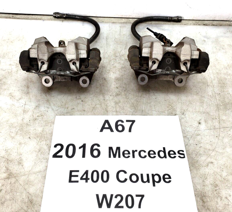 ✅ 10-17 OEM Mercedes W207 W212 E350 E400 Rear Left Right Brake Calipers SET 52k