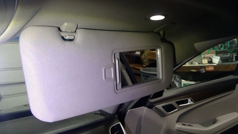 Passenger Right Sun Visor With Sunroof Cloth Fits 17-20 G80 1781482