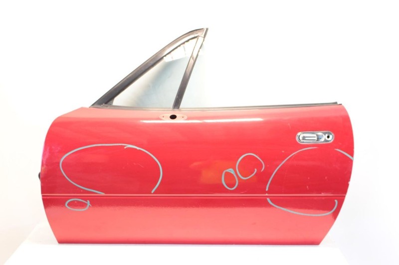 90-97 Mazda MX-5 Miata NA Red Driver Left Front Manual Door Shell