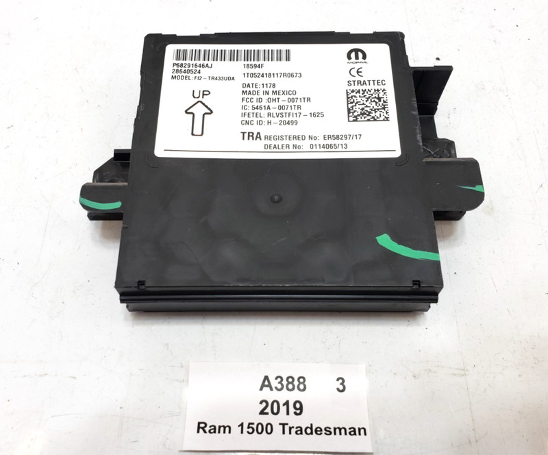 ✅ 2019 OEM RAM 1500 Tradesman Wireless Control Module Receiver