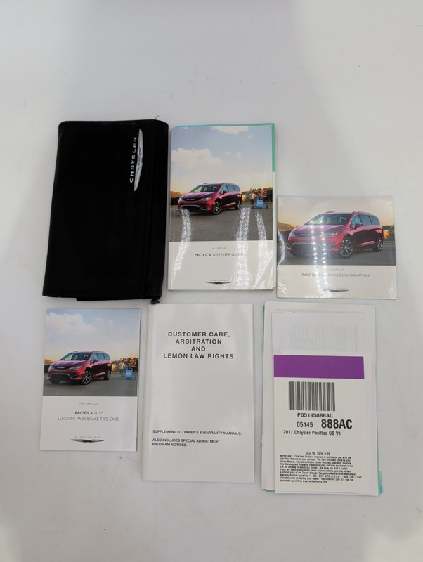 2017 Chrysler Pacifica Owners Manual Set CD Owners information W/ Shipping