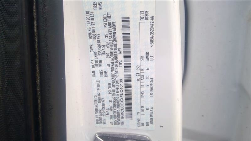 AC Compressor Fits 13-16 ESCAPE 1454320