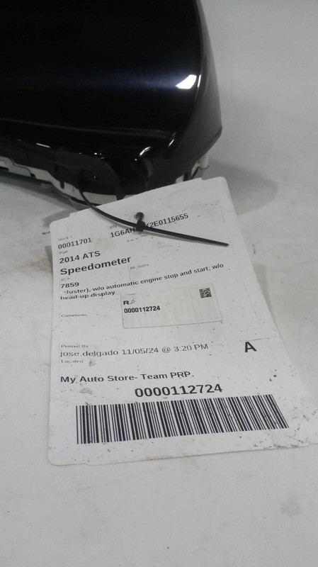 2014 Cadillac ATS Speedometer Gauge OEM White 102K Miles NJ25-11701-346966