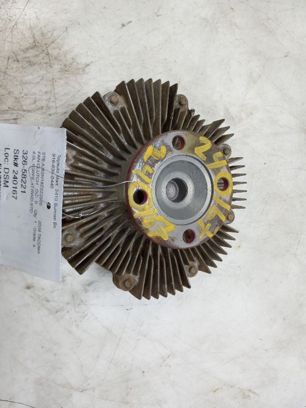 05-15 TOYOTA TACOMA 4.0L FAN CLUTCH 6CYL 1GRFE