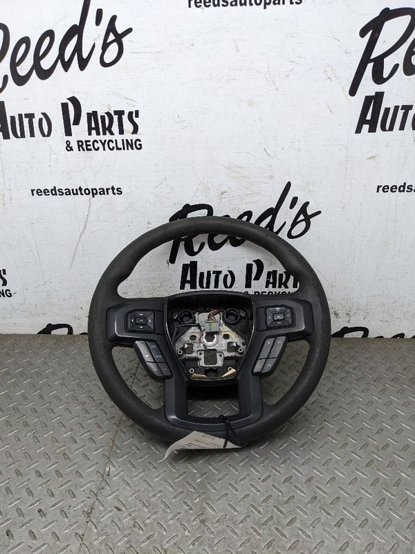 17-22 F250 Black Rubber Steering Wheel W/ Controls OEM Factory 1192994