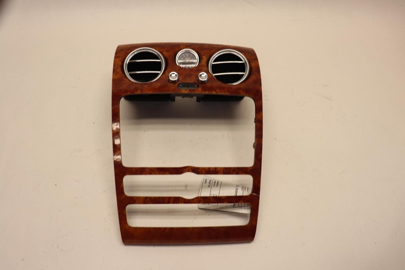 2006-2021 BENTLEY CONTINENTAL FLYING SPUR DASH BEZEL TRIM CLOCK W/ AIR VENT OEM