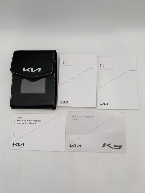 2022 Kia K5 Owners Manual Set With Case Free Shipping