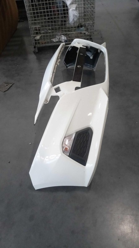 2020 Nissan Altima OEM Front Bumper Assembly White 671079 136K Miles