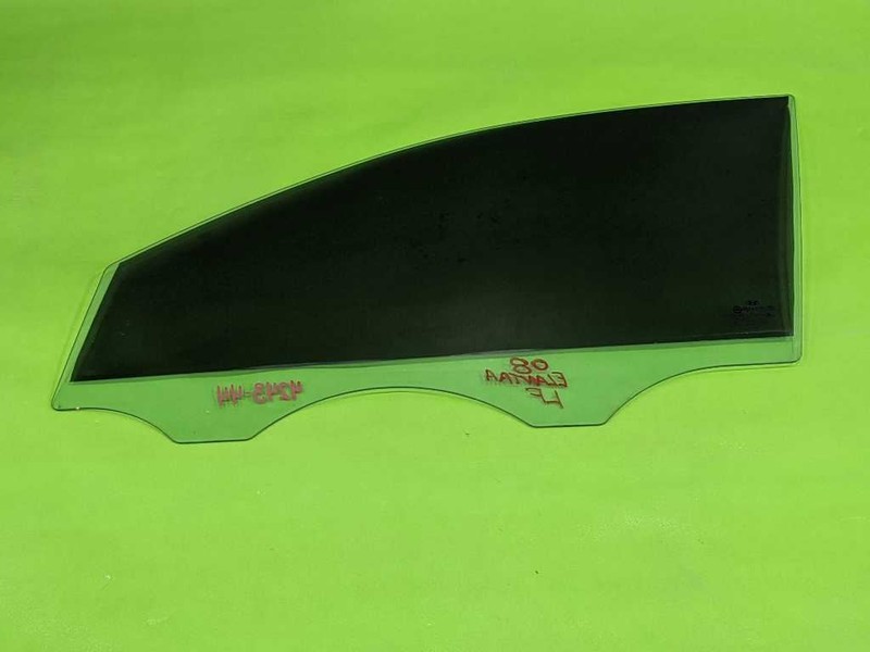 07-10 ELANTRA DRIVER LEFT FRONT WINDOW DOOR GLASS OEM 4243-44